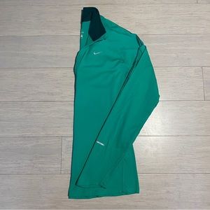 Teal Nike Dri-fit Quarter Zip